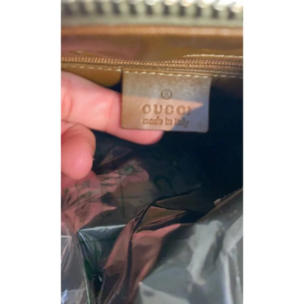GUCCI x Ltd Ed. Vintage Boston Bag / GG Monogram Canvas Gucci Web! EUC Numbered